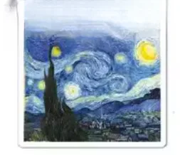 The Starry Night sticker