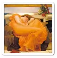Flaming June (Leighton) sticker