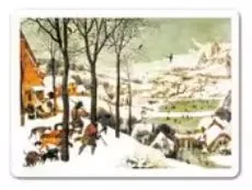 Hunters in the Snow (Bruegel) sticker