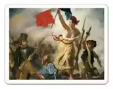 Liberty Leading the People (Delacroix) sticker