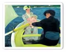 The Boating Party (Cassatt) sticker