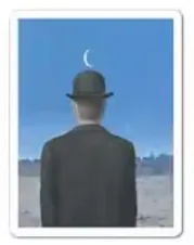 The Son of Man (Magritte) sticker