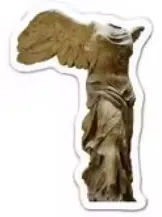 Winged Victory of Samothrace sticker