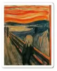 The Scream (Munch) sticker