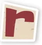 Letter R sticker