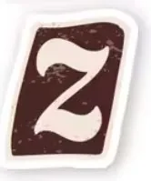 Letter Z sticker
