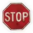 Stop sign sticker
