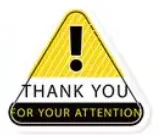Warning Signs No. 28 sticker
