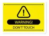 Warning Signs No. 34 sticker