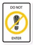Warning Signs No. 49 sticker