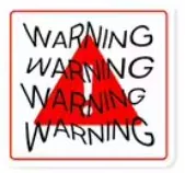 Warning Signs No. 61 sticker