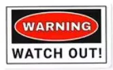 Warning Signs No. 89 sticker